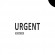 Клише штампа "Urgent" (чёрное - среднее)