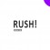 Клише штампа "Rush!" (фиолетовое - среднее)